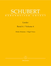Lieder, Vol. 4 Vocal Solo & Collections sheet music cover